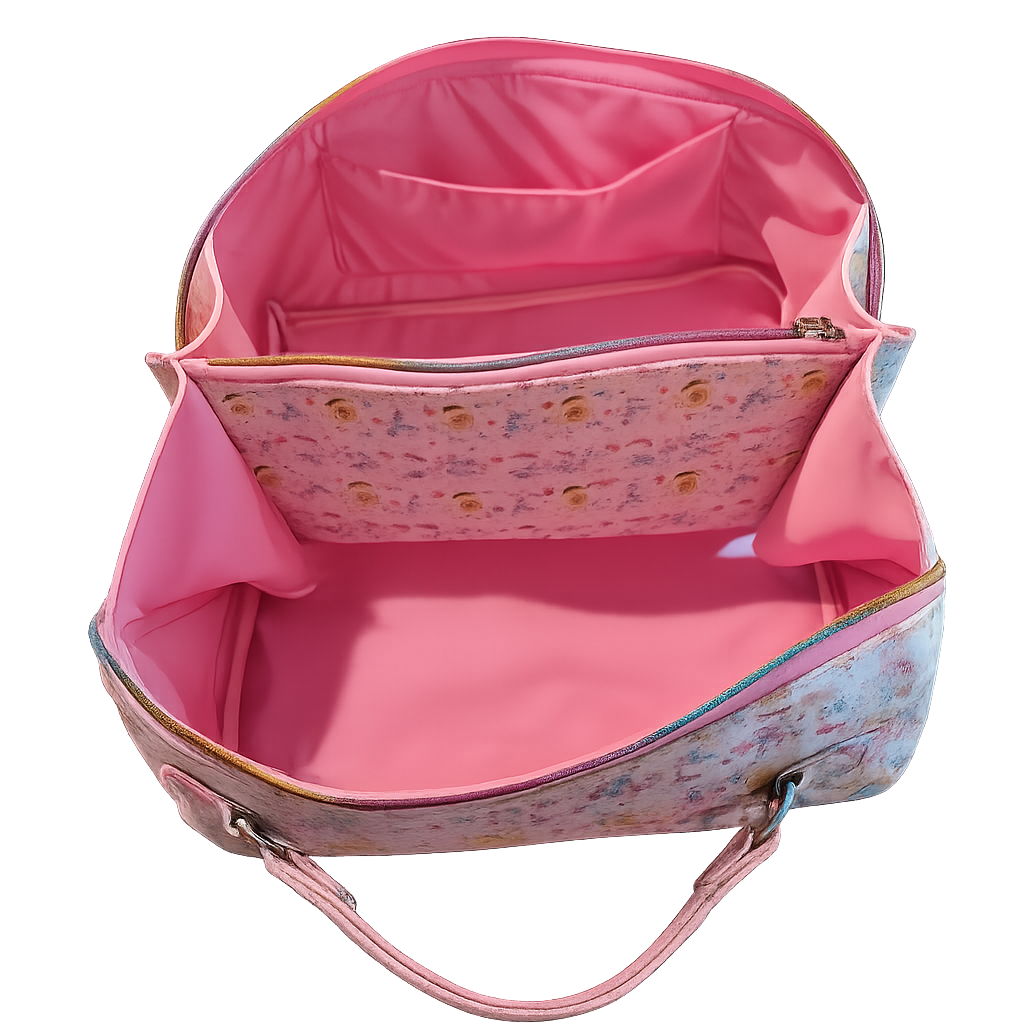 Custom handmade Zip N Grip bag designed for cosmetics, toiletries, travel, and everyday organization. Customize your bag with your favorite prints, faux leathers, colors, and hardware styles to create a one-of-a-kind organizer. - Image 8