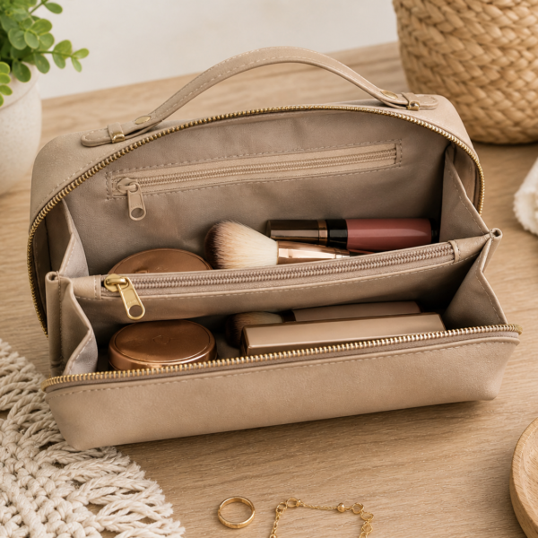 Handmade cosmetic bags and shaving cases by Bagadoo & Co.
