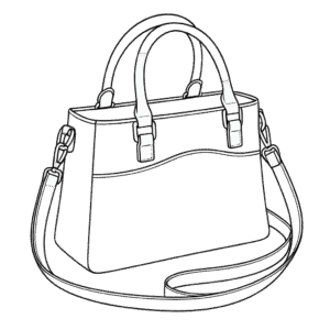 Custom Regan Handbag with Cross Body Strap