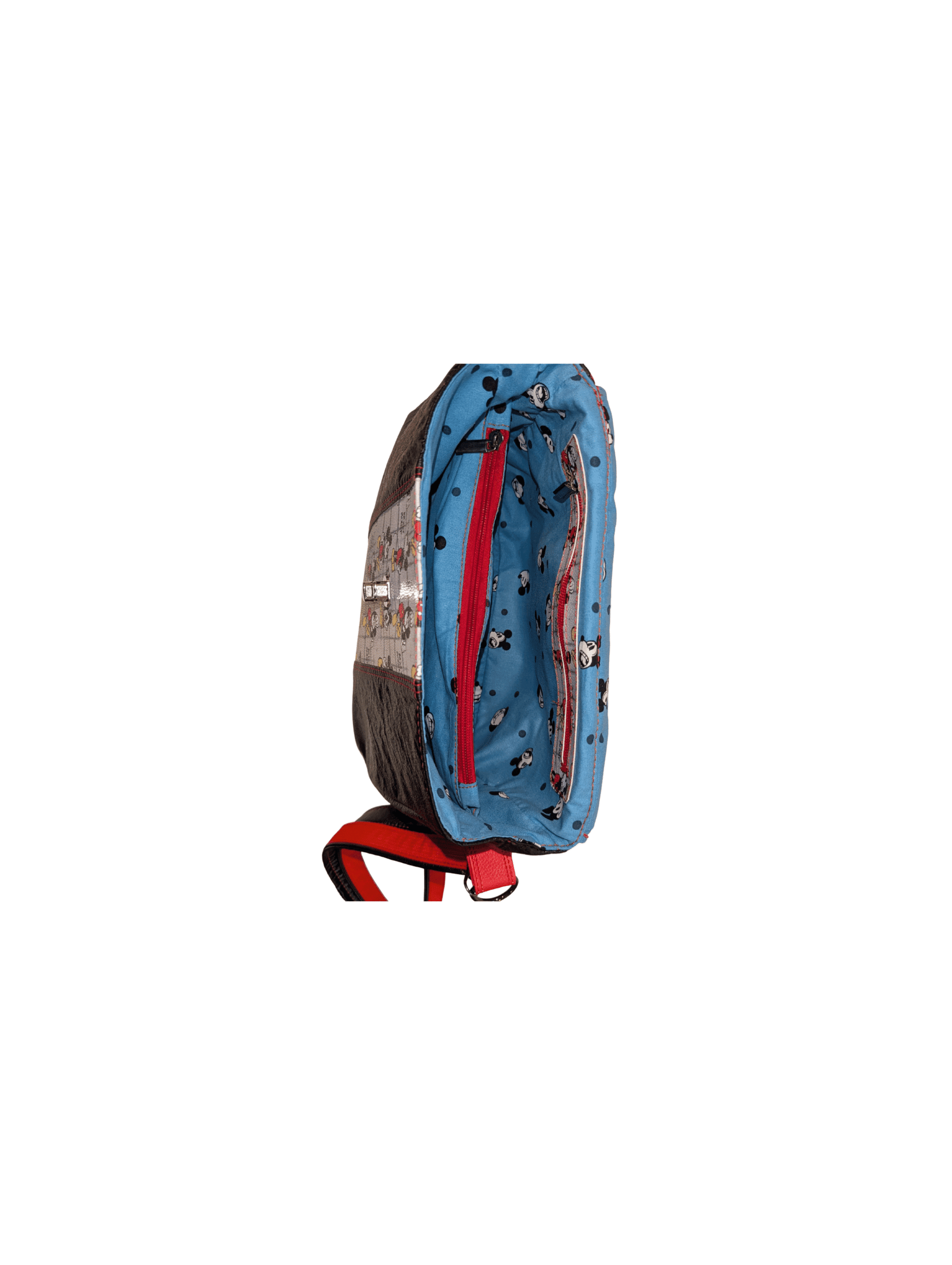 Printed Crossbody Handbag – Interior Pocket Detail