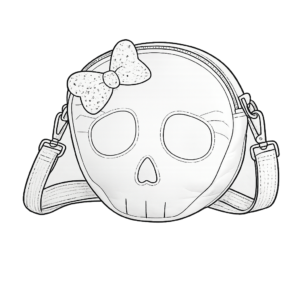 Custom Reaper Skull Purse