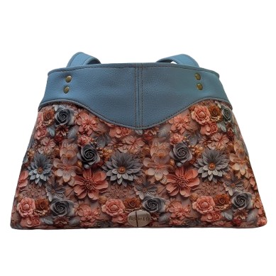 ei_1775946238785-removebg-preview~2 Floral Faux Leather Shoulder Bag – Blue & Blush Structured Handbag | Everyday Tote
