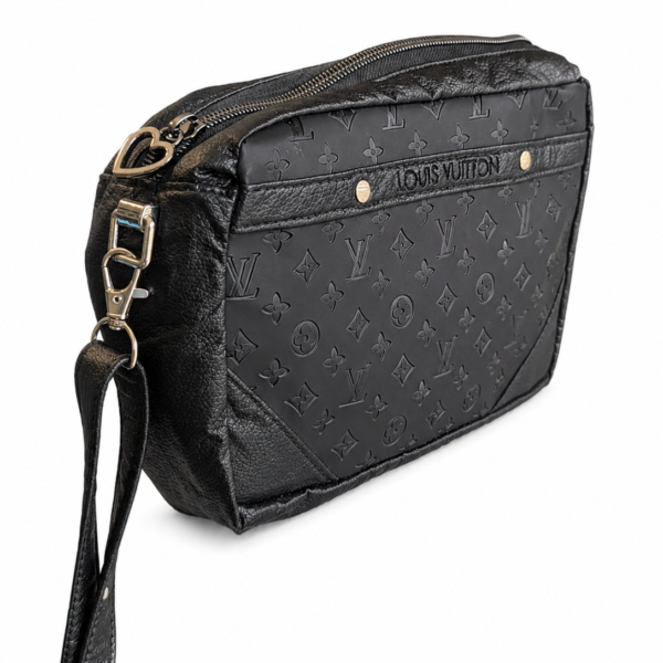Handmade Mini Crossbody Purse Front Angle View
