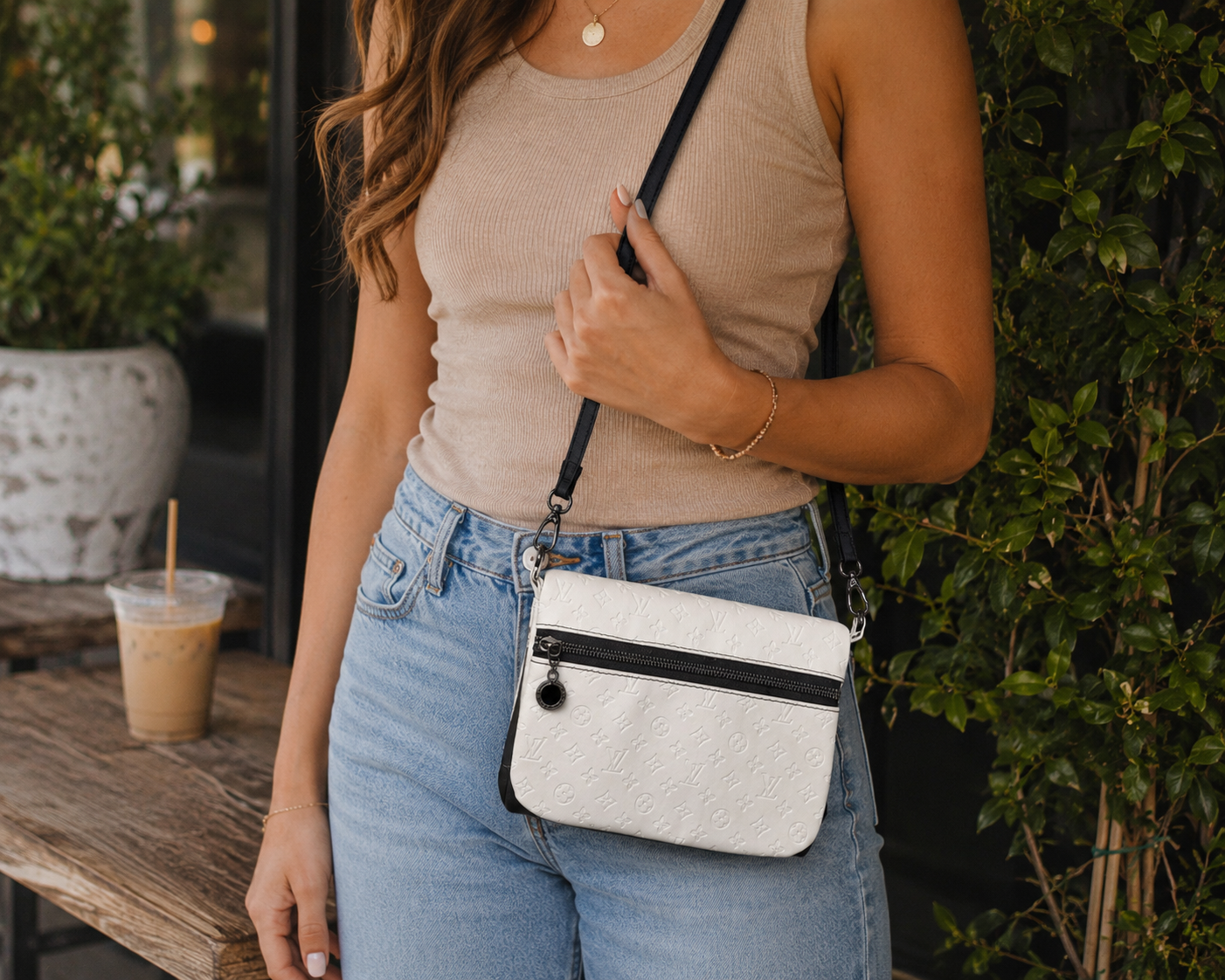 Custom Crossbody Wallet Purse – Handmade Organizer Crossbody Bag - Image 2