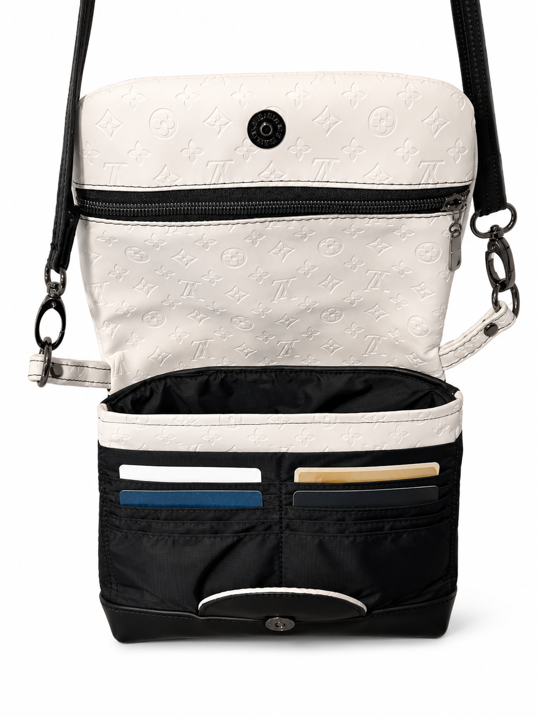 Custom Crossbody Wallet Purse – Handmade Organizer Crossbody Bag - Image 5